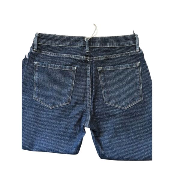 New SALESMAN SAMPLE Frame Le Crop Mini Boot Denim Jeans Blue size 26 E50 - Picture 5 of 12